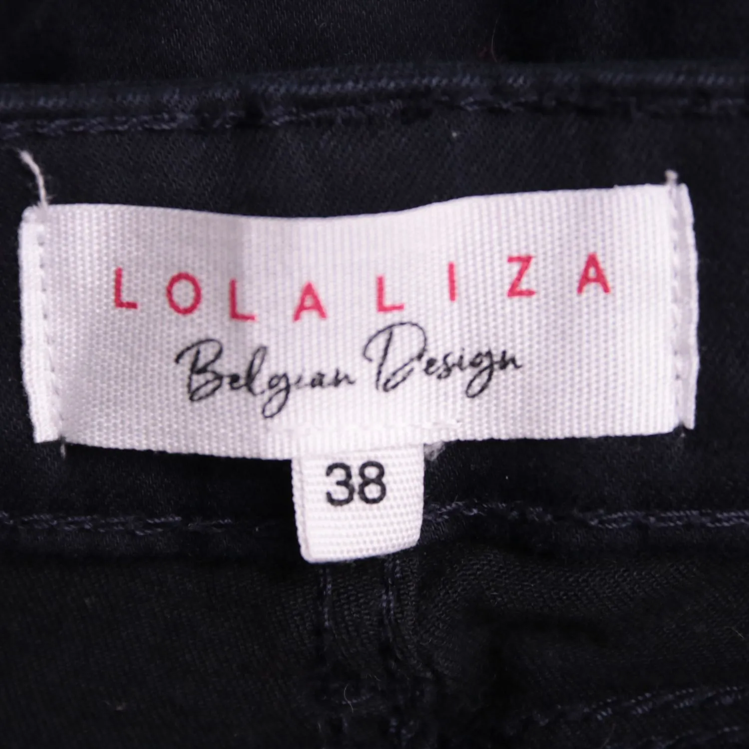Женские узкие джинсы Lola Liza из чёрного денима, размер 44 (S/M)