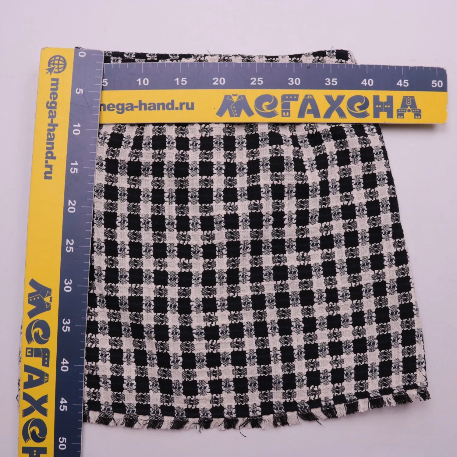 Чёрно-белая юбка Carolina Belle с пуговицами, размер 42 (S)